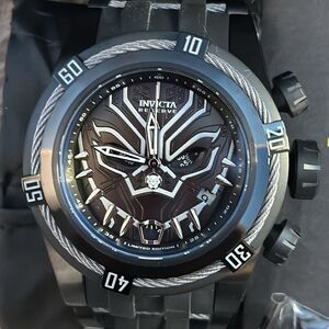 Invicta Limited Edition Marvel Black Panther Bolt Watch #179 of 3,000